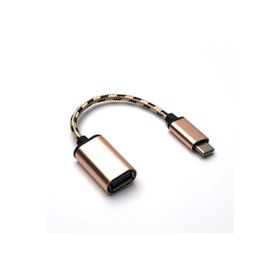 Zore Kablolu Metal Type-C Otg