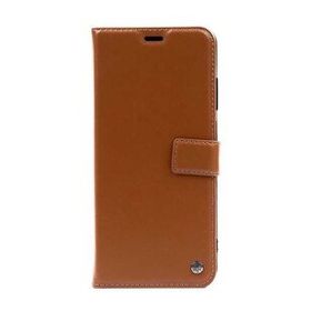 Zore Kar Deluxe Samsung Galaxy A33 5G Kapaklı Cüzdanlı Kahverengi Deri Kılıf