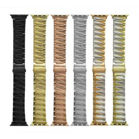 Zore KRD-48 Apple Watch 42 mm Uyumlu Kordon Metal Kordon