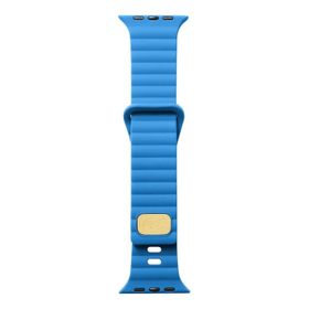Zore KRD-73 Apple Watch 7 41 mm Uyumlu Mavi Silikon Kordon