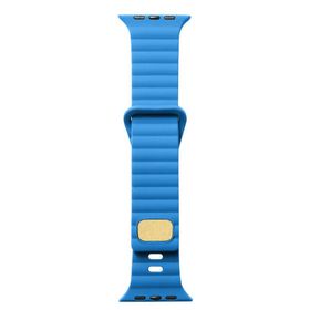 Zore KRD-73 Apple Watch 7 45 mm Uyumlu Mavi Silikon Kordon