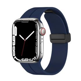 Zore KRD-84 Apple Watch 7 41 mm Siyah Silikon Kordon