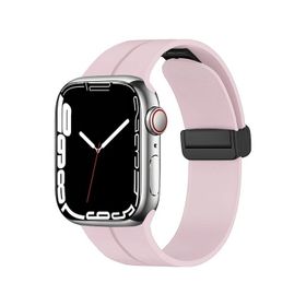 Zore KRD-84 Apple Watch 7 45 mm Derin Mor Silikon Kordon