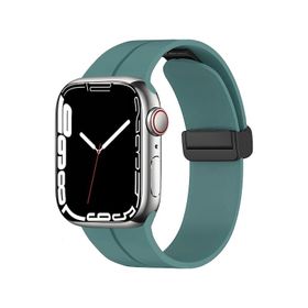 Zore KRD-84 Apple Watch 7 45 mm Derin Mor Silikon Kordon