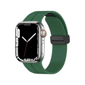 Zore KRD-84 Apple Watch 7 45 mm Derin Mor Silikon Kordon
