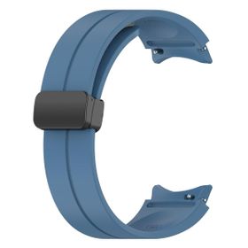 Zore KRD-84 Samsung Galaxy Watch 4 Classic 42 mm Uyumlu Mavi Silikon Kordon