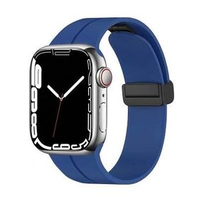 Zore KRD84 Apple Watch 42 mm Mavi Silikon Akıllı Saat Kordon