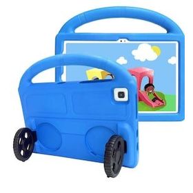 Zore Lenovo M10 Plus TB-X606F Wheel Car Tekerlek Standlı Tablet Eva Silikon Kılıf