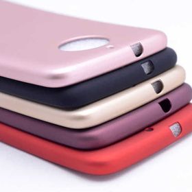 Zore Lenovo Moto G5S Thin Premium Kapak Mürdüm Silikon Kılıf