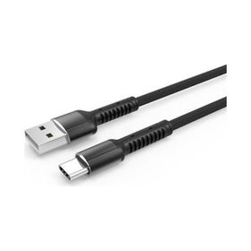 Zore LS63 Type-C Gri 100 cm Hasır USB Kablo