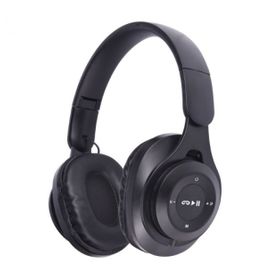 Zore M6 Plus Siyah Ayarlanabilir ve Katlanabilir Kulak Üstü Bluetooth Kulaklık