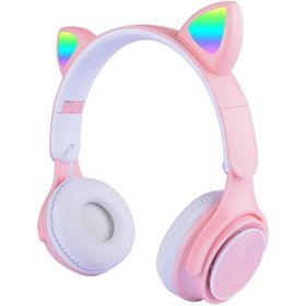 Zore M6 Pro Cat Pembe Bluetooth Kulaklık