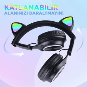 Zore M6 Pro Cat Siyah Bluetooth Kulaklık