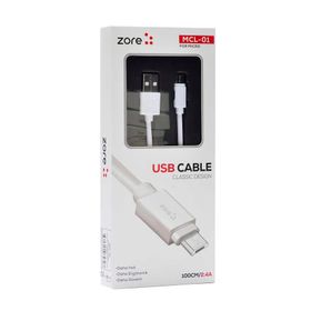Zore MCL-01 Beyaz Micro Usb Kablo