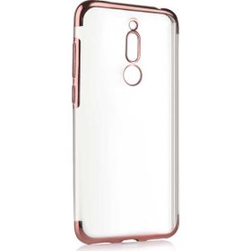 Zore Meizu M6T Dört Köşeli Lazer Gold Cep Telefonu Kılıfı