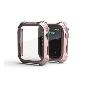 Zore More TR Apple Watch 7 45 mm Tank Zırh Kasa ve Ekran Koruyucu Watch Gard 10 Akıllı Saat Ekran Koruyucu Kılıf
