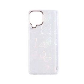 Zore More TR Galaxy A22 4G Sidney Desenli Sert Kapak Kılıf