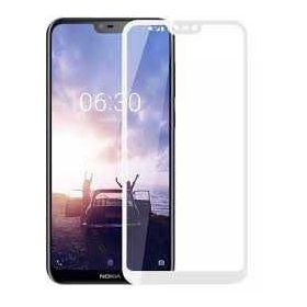 Zore Nokia X6 Zore Kenarları Kırılmaya Dayanıklı Cam Ekran Koruyucu