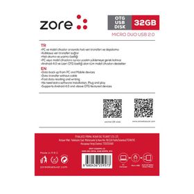 Zore OM1 OTG 32 GB Micro Metal