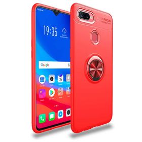 Zore Oppo A12 Manyetik Yüzüklü Ravel Silikon Kılıf