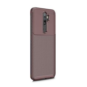 Zore Oppo A5 2020 Karbon Tasarım Negro Silikon Kılıf
