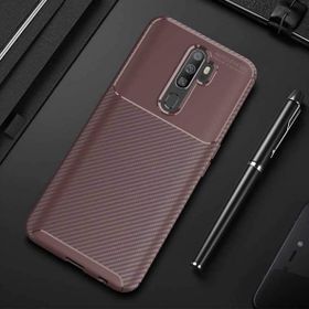 Zore Oppo A5 2020 Karbon Tasarım Negro Silikon Kılıf
