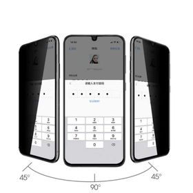 Zore Oppo A5 2020 New 5d Privacy Temperli Ekran Koruyucu