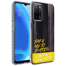 Zore Oppo A54 4G Airbag Kenarlı Renkli Desenli Silikon Elegans Kapak Kılıf