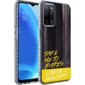 Zore Oppo A54 4G Airbag Kenarlı Renkli Desenli Silikon Elegans Kapak Kılıf