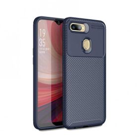 Zore Oppo A5S Karbon Tasarım Negro Silikon Kılıf