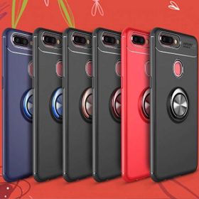 Zore Oppo A5S Manyetik Yüzüklü Ravel Silikon Kılıf