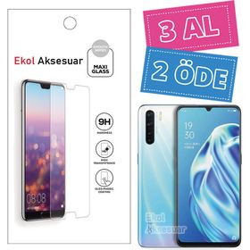 Zore Oppo A91 Maxi Glass Temperli Cam Ekran Koruyucu