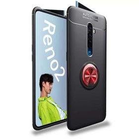 Zore OPPO Reno 2Z Manyetik Yüzüklü Ravel Silikon Cep Telefonu Kılıfı
