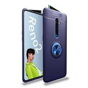 Zore OPPO Reno 2Z Manyetik Yüzüklü Ravel Silikon Cep Telefonu Kılıfı