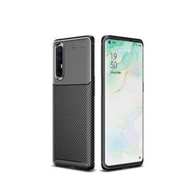 Zore Oppo Reno 3 Pro 5G Karbon Tasarım Negro Silikon Kılıf