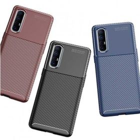 Zore Oppo Reno 3 Pro 5G Karbon Tasarım Negro Silikon Kılıf