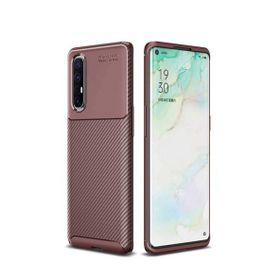 Zore Oppo Reno 3 Pro 5G Karbon Tasarım Negro Silikon Kılıf