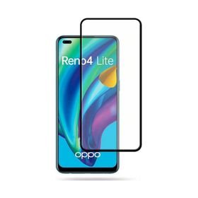 Zore Oppo Reno 4 Lite Kenarları Kırılmaya Dayanıklı Cam Ekran Koruyucu