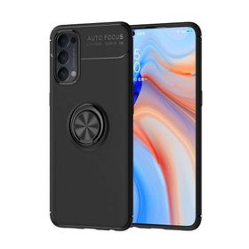 Zore Oppo Reno 4 Manyetik Yüzüklü Ravel Silikon Kılıf