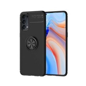 Zore Oppo Reno 4 Manyetik Yüzüklü Ravel Silikon Kılıf