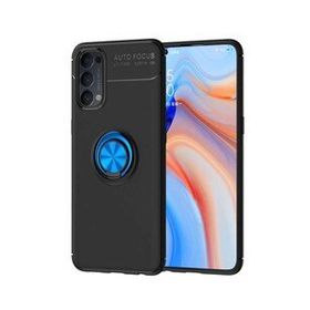 Zore Oppo Reno 4 Manyetik Yüzüklü Ravel Silikon Kılıf