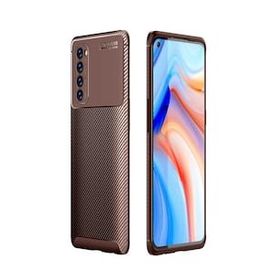 Zore OPPO Reno 4 Pro 4G Karbon Tasarım Negro Silikon Cep Telefonu Kılıfı