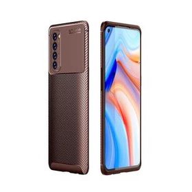 Zore OPPO Reno 4 Pro 4G Karbon Tasarım Negro Silikon Cep Telefonu Kılıfı