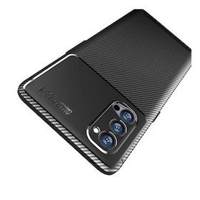 Zore Oppo Reno 4 Pro 5G Karbon Tasarım Negro Silikon Kılıf