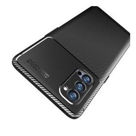 Zore Oppo Reno 4 Pro 5G Karbon Tasarım Negro Silikon Kılıf