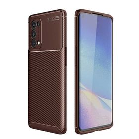 Zore OPPO Reno 5 Pro 5G Karbon Tasarım Negro Silikon Cep Telefonu Kılıfı