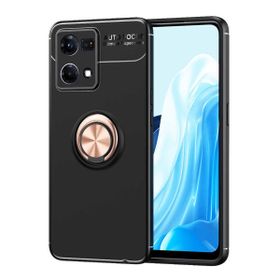 Zore Oppo Reno 7 4G Ravel Yüzüklü Magnetic Standlı Silikon Kapak Cep Telefonu Kılıfı