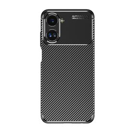 Zore Realme 10 4G Negro Karbon Tasarım Silikon Cep Telefonu Kılıfı