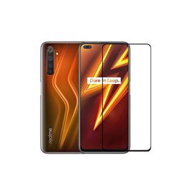 Zore Realme 6 Kenarları Kırılmaya Dayanıklı Cam Ekran Koruyucu