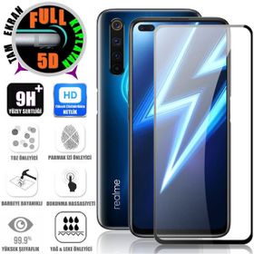 Zore Realme 6 Pro Maxi Glass Temperli Cam Ekran Koruyucu